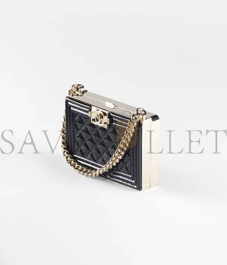 Ch*el mini bucket with chain gold hardware ap2859 b08447 10601 （11*9*8.8cm）